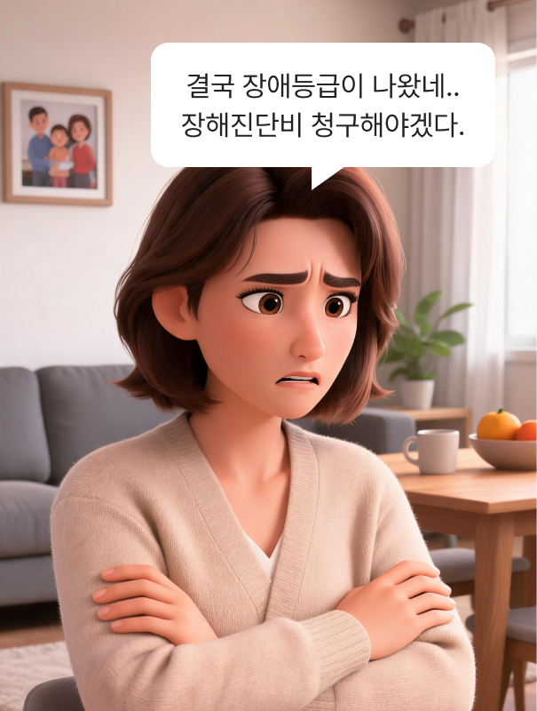 C씨가 자녀를 피보험자로 보험 계약을 체결하는 상황을 보여주는 만화 1컷